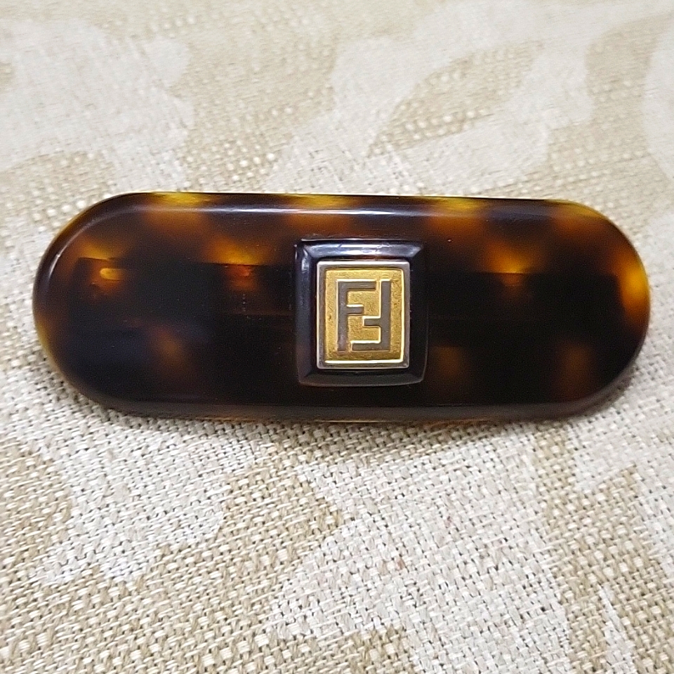 Fendi Vintage Barrette Rare Authentic